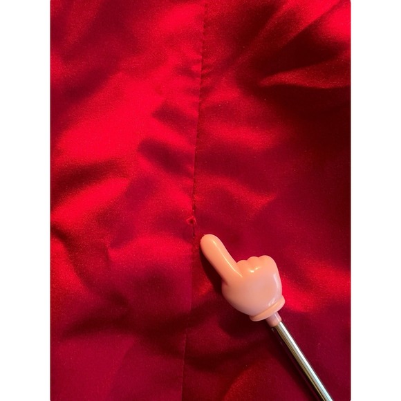 Davids Bridal Red Gown Sleeveless Flower girl Child‎ Kid Size 10 JB2532 Junior - Picture 10 of 12